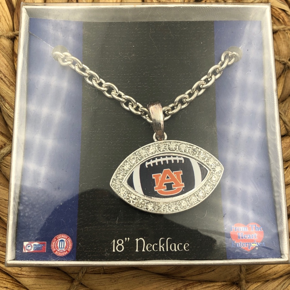 Auburn University Tigers Football Necklace Auburn